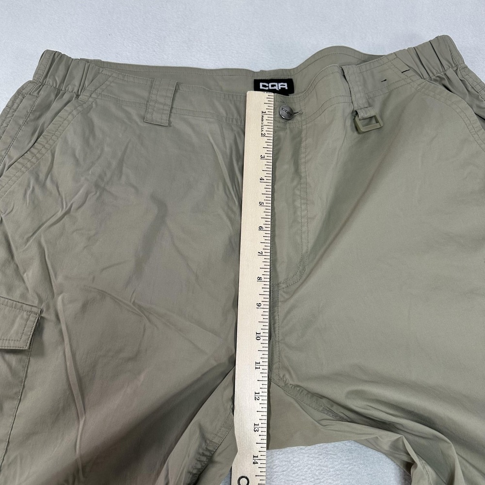 CQR‎ Pants Mens 40x30 Tan Convertible Zip Off Cargo Hiking Outdoors Travel - Picture 13 of 13